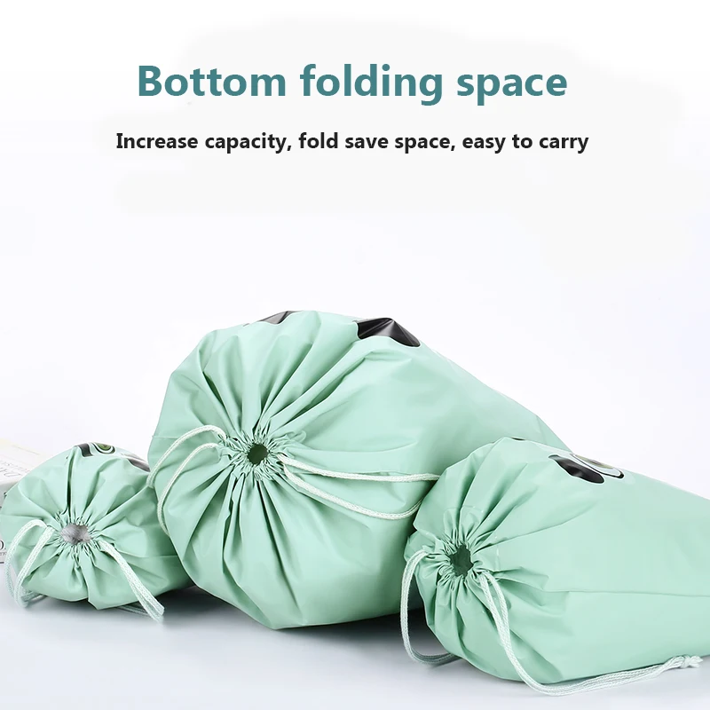 Водонепроницаемая мультяшная сумка на шнурке BUBM дорожная для хранения одежды