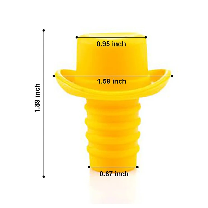 1 шт. с силиконовым корпусом шляпа пива коктейльное Стекло бутылка Кепки