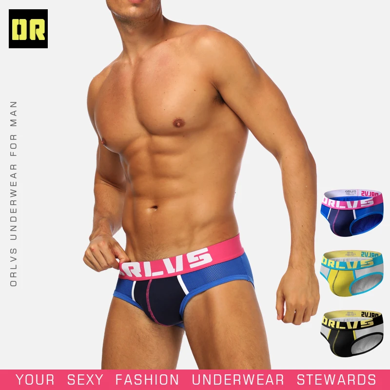 

ORLVS Briefs Oversized Pouch Design Male's Underwear Elastic Restoring Force Fine Velvet Antiskid Convex Belt Mens Sport Shorts