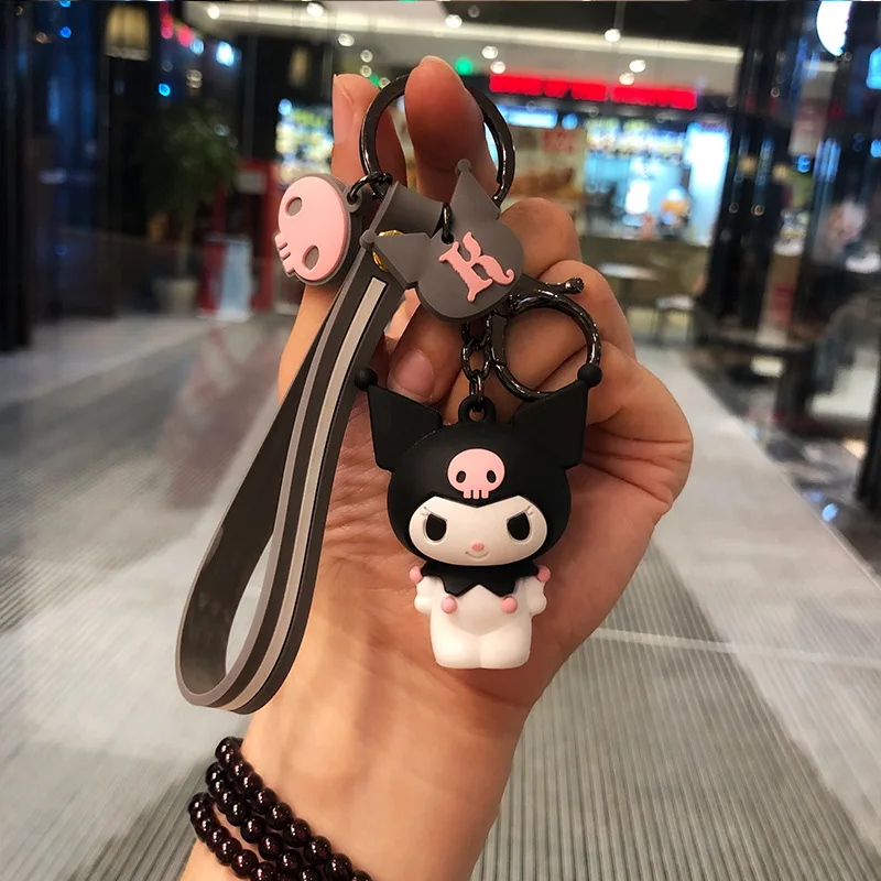 Figuras de acci&oacute;n de pasatiempos para ni&ntilde;os, llaveros creativos de Mymelody, Kuromi, Cinnamorol, Bolsa Escolar, colgante, decoraci&oacute;n, juguetes, regalo-2