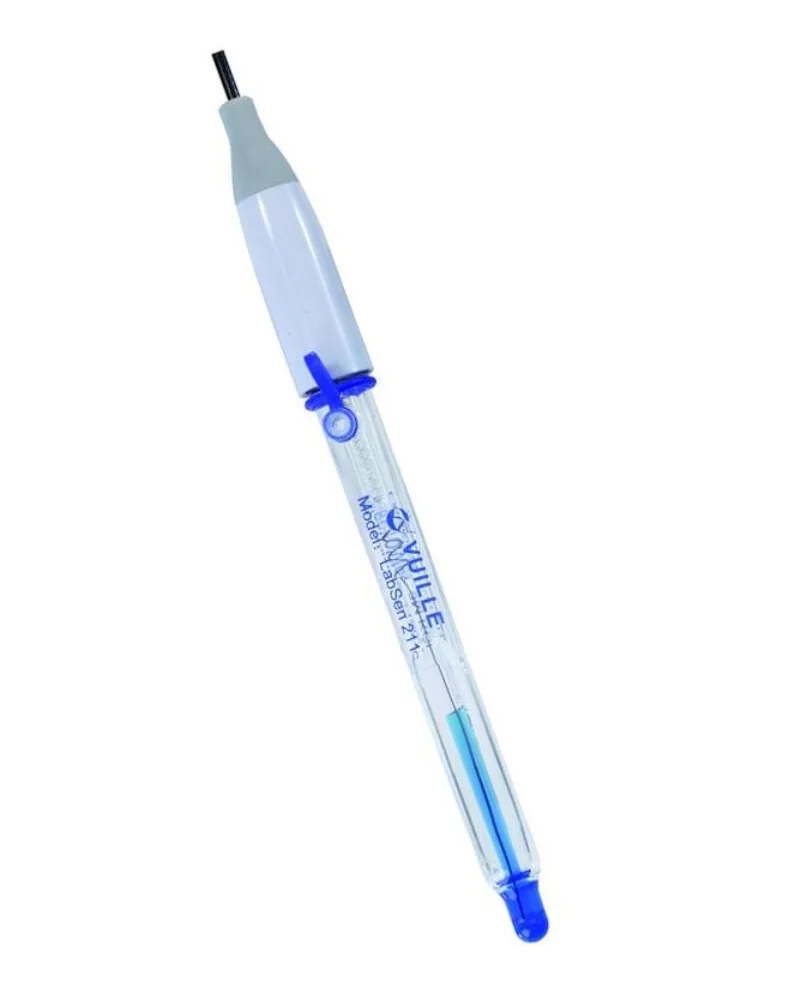 Lab Precise Glass pH sensor electrode probe BNC connector strong glass film long life reference Refillable Stable Fast response |