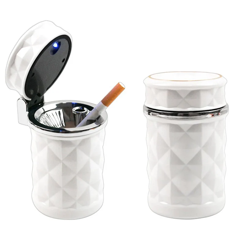 Пепельница Портативный светодиодный светильник автомобильная пепельница