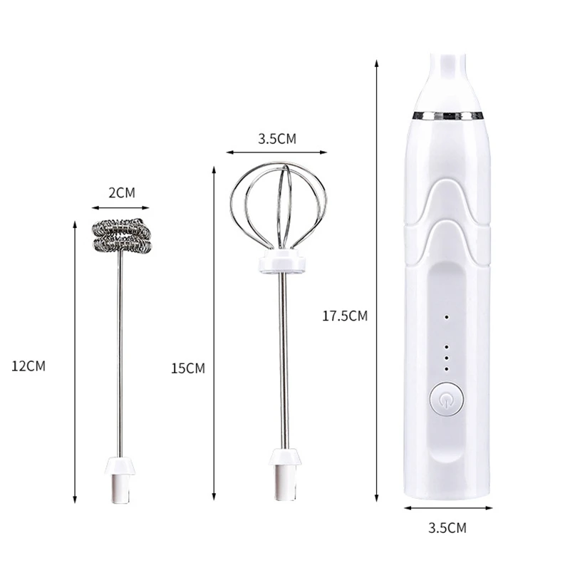 

Milk Frother Handheld USB Whisk Coffee Blender for Coffee Latte
