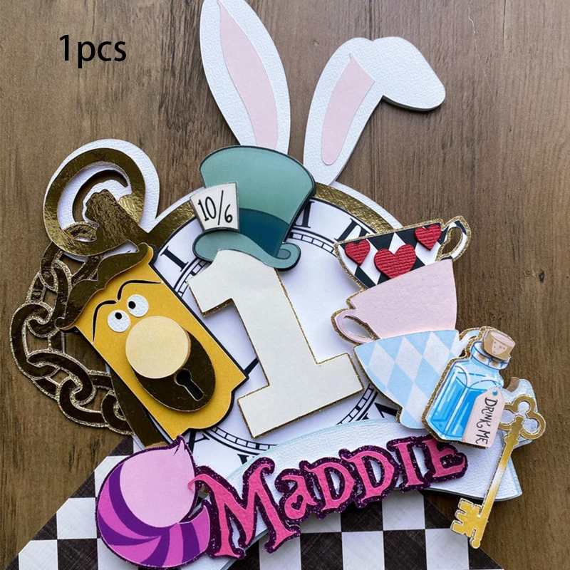 

custom Cake Topper Layered Personalized Name and Age of Birthday for Decoration Birthday Party Decorations Party Supplies