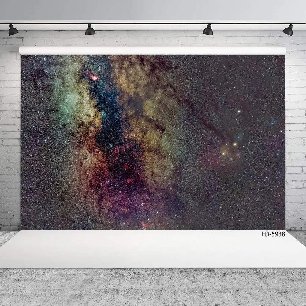 Космическая Звездная Вселенная фото фон с компьютерной печатью для детей