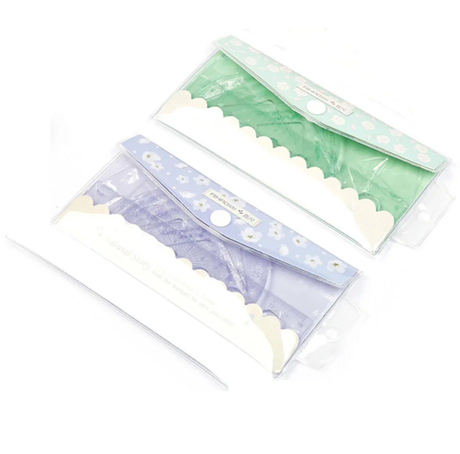 Пластиковый измерительный инструмент математический Набор для геометрии