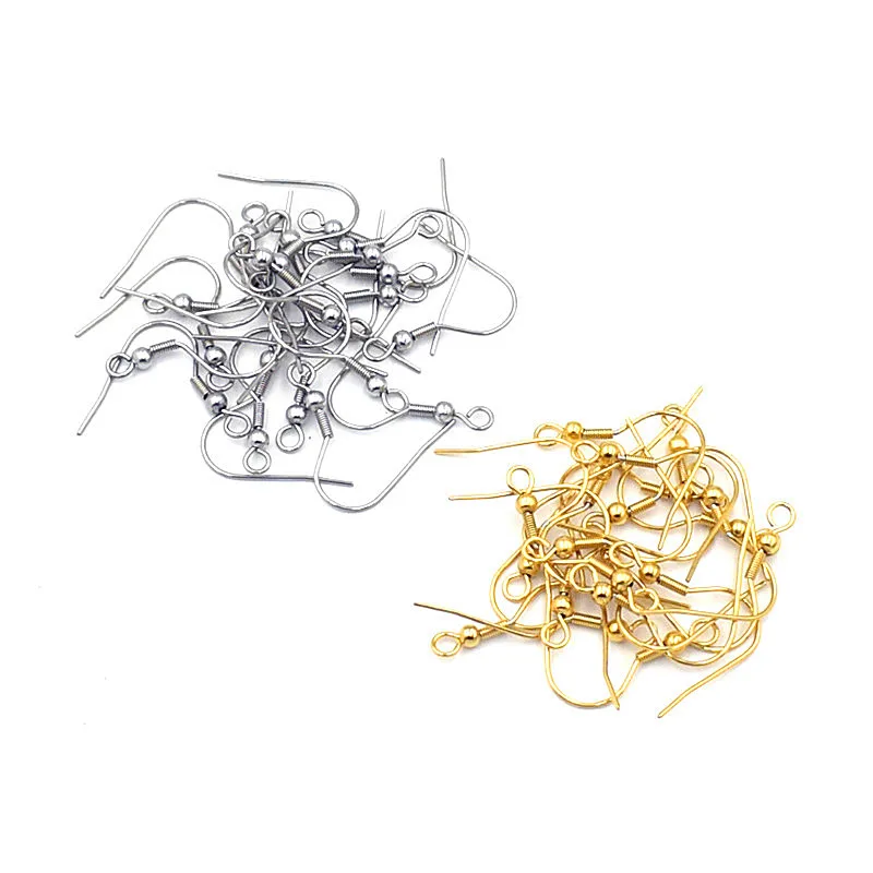 

Крючки для сережек женские из нержавеющей стали, антиаллергенные, 20 шт./лот