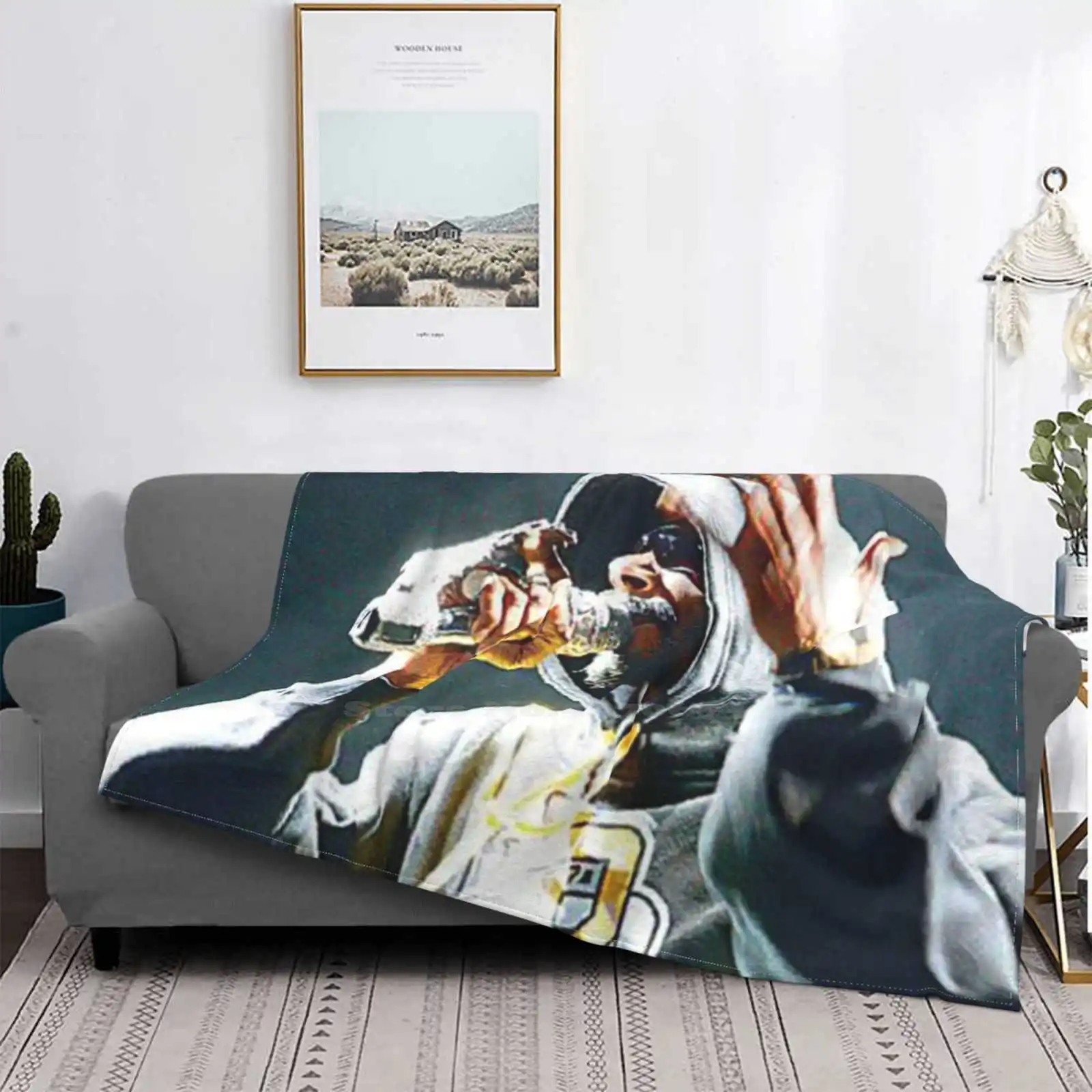 | Dr.Dre Пушистое мягкое одеяло для дивана/кровати/Подарки путешествий Снуп хип хоп