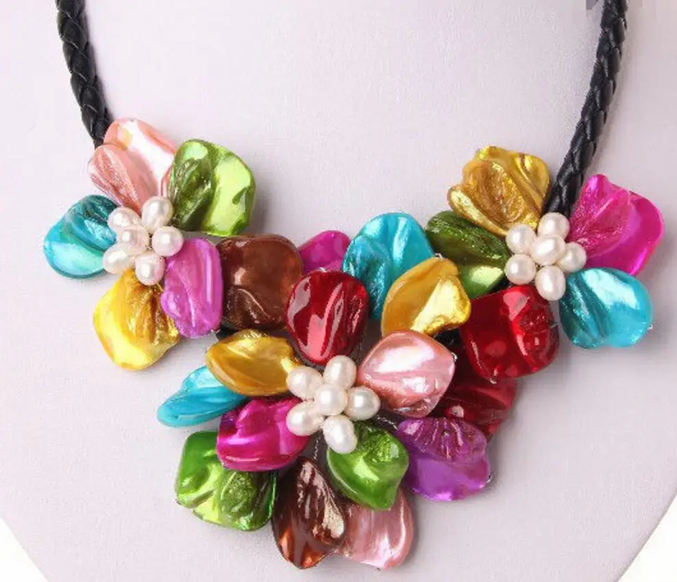 Модные ювелирные изделия бесплатная доставка Классическое Белое жемчужное