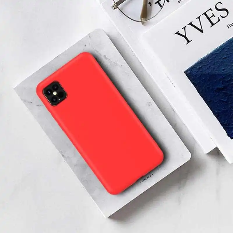 

Joomer Fashion Plain Soft Case For iPhone 12 11 Pro XS Max XR X 8 7 6 6s Plus SE 2020 Phone Case Cover