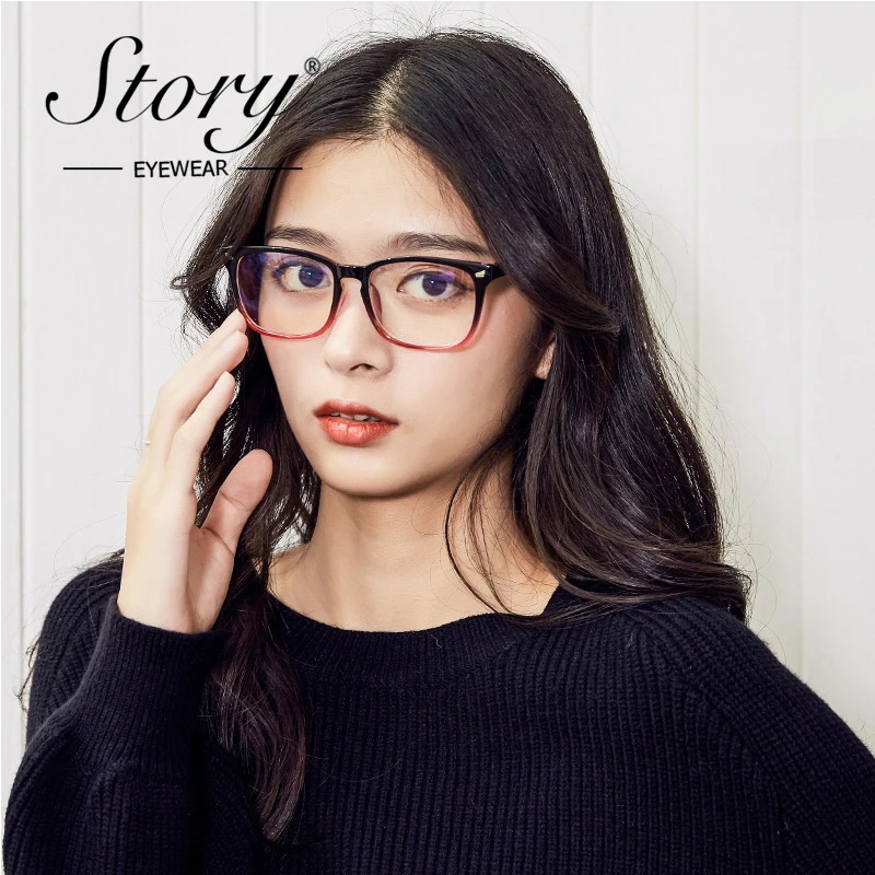 История анти синие очки для женщин и мужчин квадратные компьютерные 2020 синий