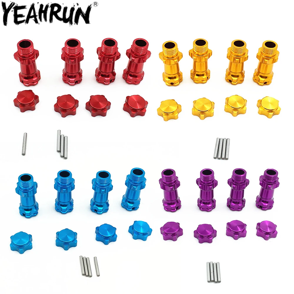 

YEAHRUN 4 шт./компл. 17 мм Шестигранная Ступица колеса удлиненный адаптер для 1:8 RC Гусеничный автомобиль аксессуары для обновления