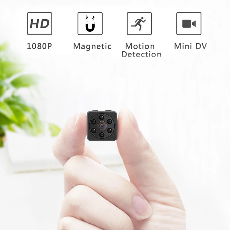 Мини камера 1080P HD видеокамера инфракрасного ночного видения микро обнаружения