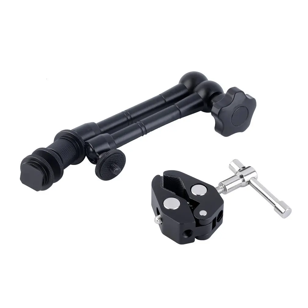 11 дюймов DSLR Rig фильм Комплект Артикуляционная Магия + рычажный Зажим для камеры