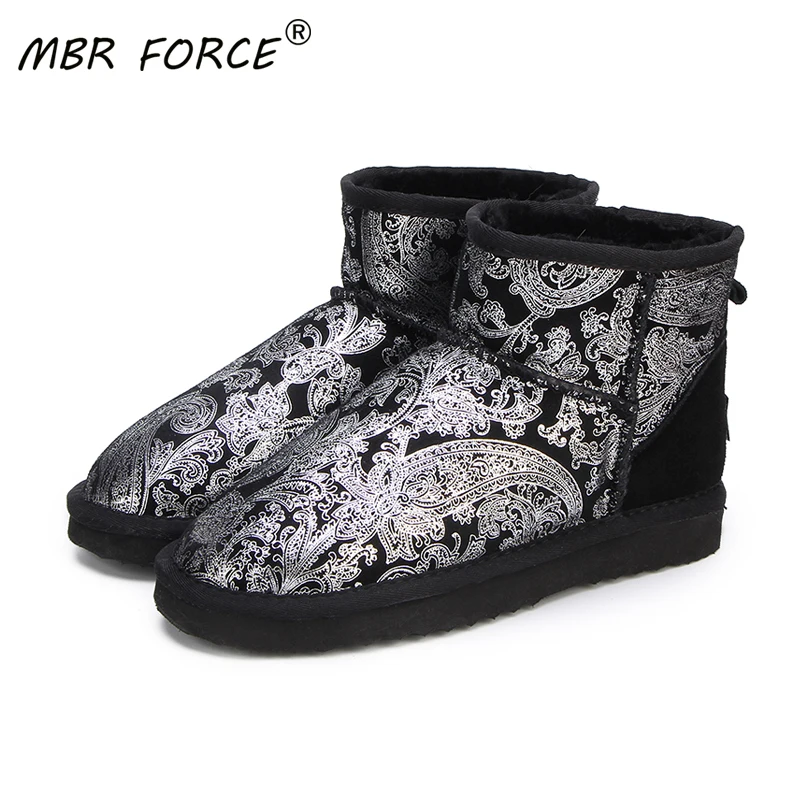 MBR FORCE Бесплатная доставка Горячая Распродажа женские зимние ботинки 100%