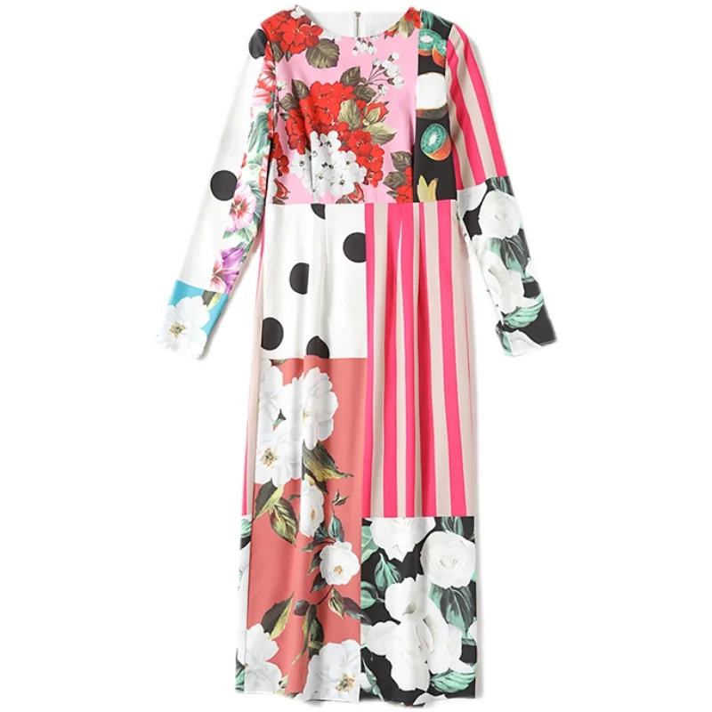 

Women Summer Designer Elegant Dot Striped Floral Print Sexy Slim Office Party Robe Ladies Sheath Bodycon Pencil Dress Vestidos