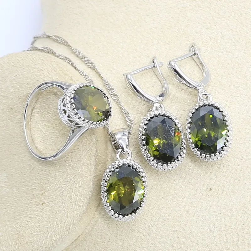 Круглая овальная искусственная Серебряная Цветовая кожа браслет серьги