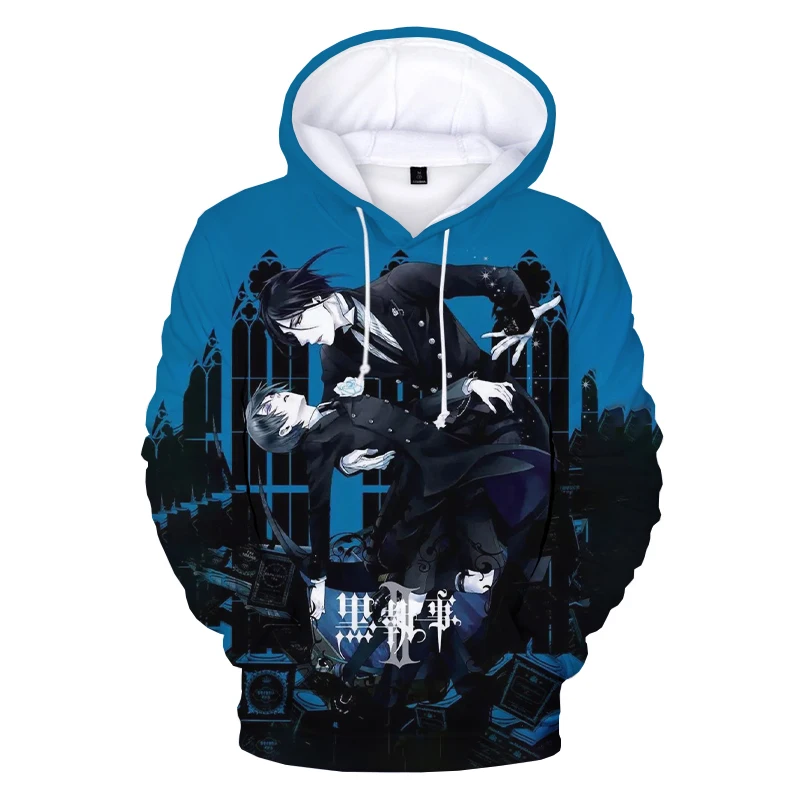 

New arrival Anime Black Butler Hoodies Men Women Sweatshirts 3D Kuroshitsuji Hoodie Anime Clothes Boy Girl Streetwear Pullover