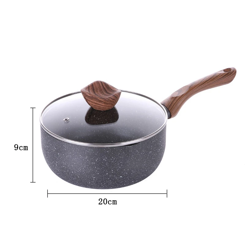 Кастрюля для молока из алюминия с антипригарным покрытием 16-20 см | Дом и сад