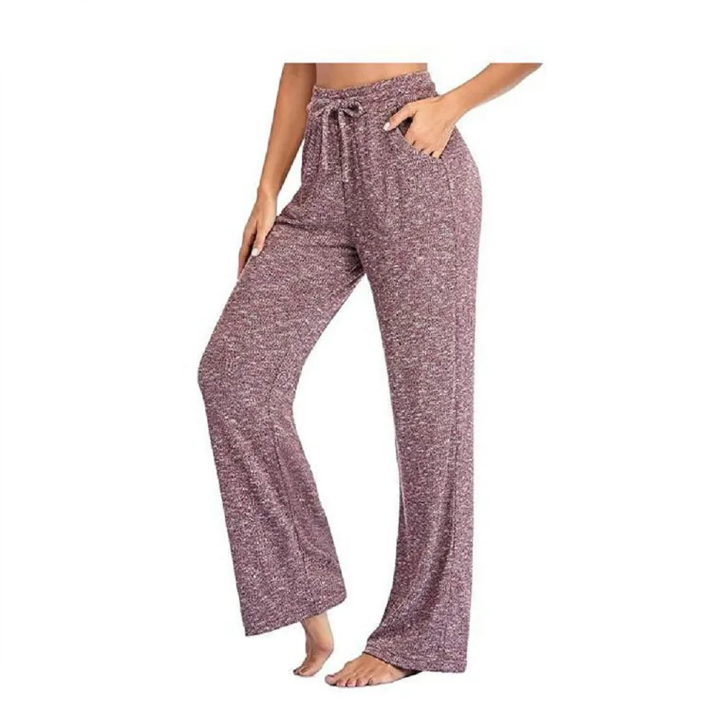 

Women's Sports Leisure Elastic Waist Yoga Pants Quick-drying Trousers Women's Wide-leg Pants Women