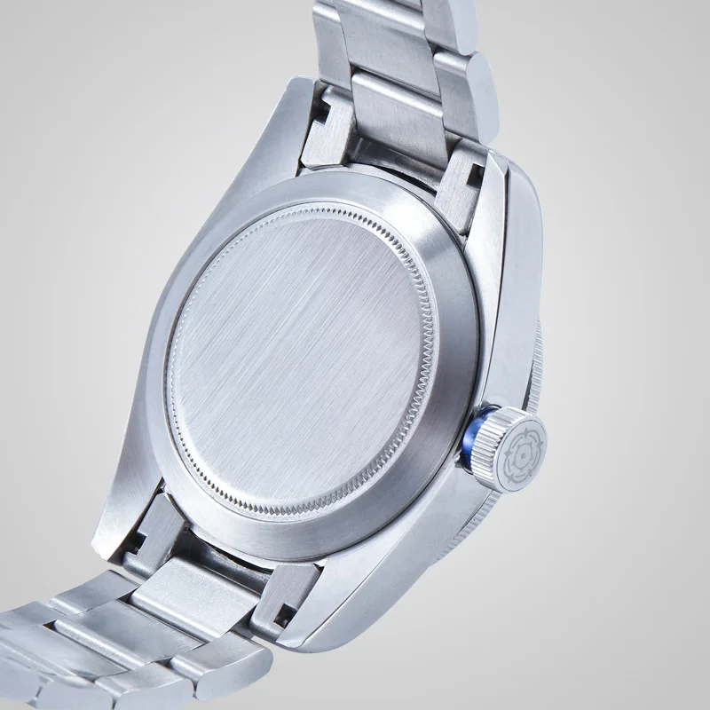 ЧАСЫ 41 мм Бесплатная доставка Дайвинг автоматический механизм Bay серебряный