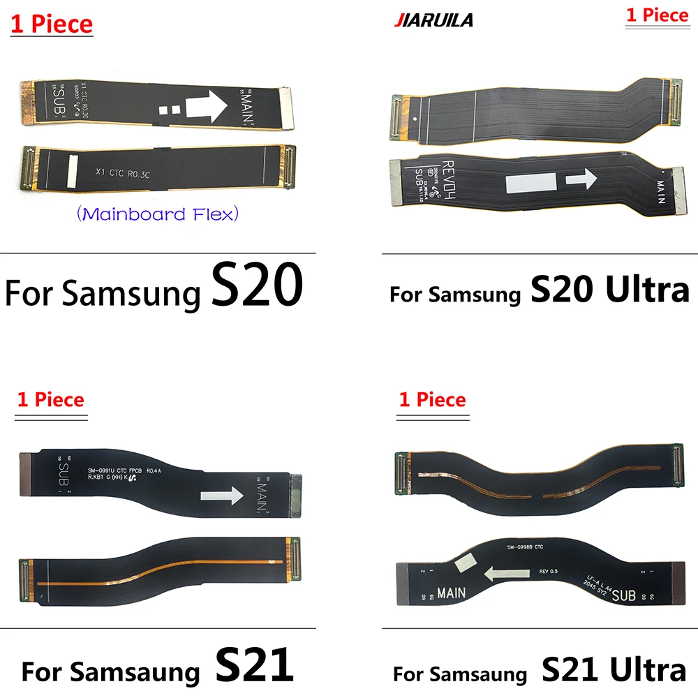 

10Pcs/lot Main Board For Samsung S20 Fe S21 S21 Plus S21 Ultra S20 Ultra MainBoard Motherboard LCD Flex Cable Repaie Parts