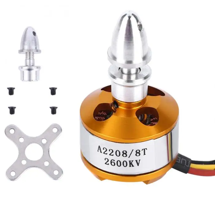 Бесплатная доставка: бесщеточный двигатель RC airplane XXD A2208 Outrunner 1100KV 1400KV 1800KV 2600KV для