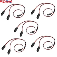 5pcs 30cm servo 1 to 2 y harness leads splitter cable male to female servo extensions lead wire for rc airplane for jrfutab