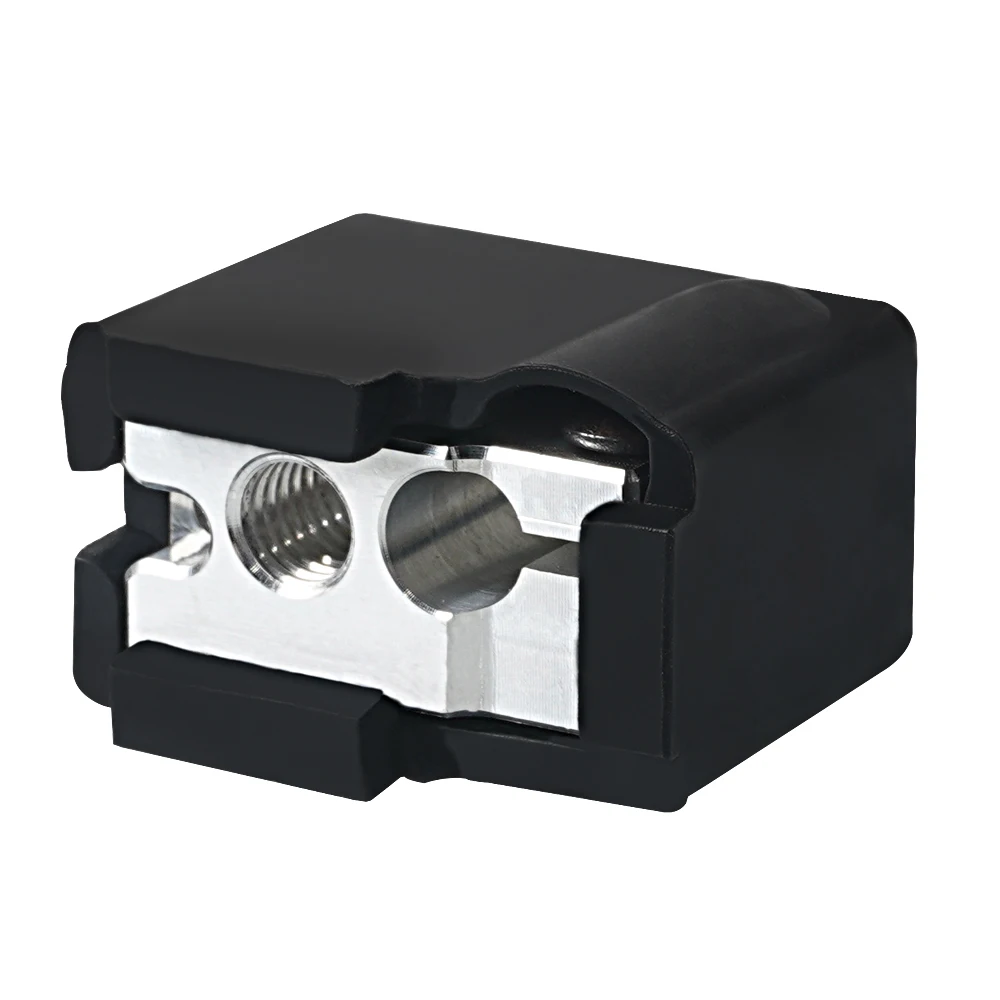 KINGROON VOLCANO Heizblock Extruder Aluminium Hotend Volcano PT100 Heizblock Silikonhülle 3D-Druckerteile – Detail 12