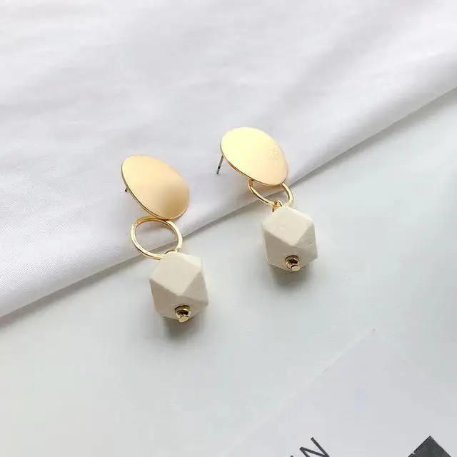 Серьги женские металлические винтажные |