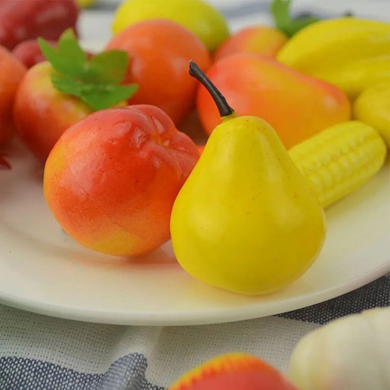Искусственные фрукты овощи мини модель фруктов имитация поролона Чили яблока