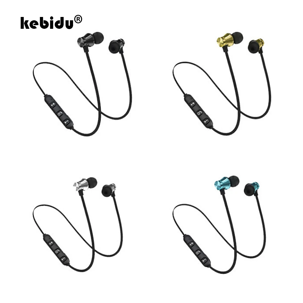 Bluetooth наушники kebidu со встроенным микрофоном 4 2 магнитная притягательная