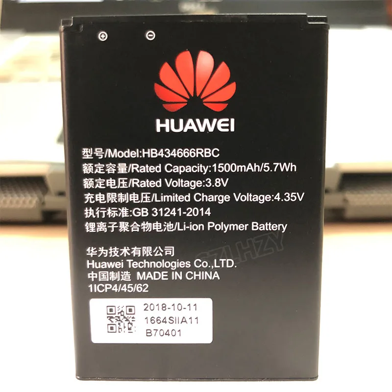 huawei маршрутизатор 4G модем 1500 мА/ч, Батарея HB434666RBC для huawei E5573 E5573S E5573s-320 E5573bs-320 E5573s-606 E5573s-806