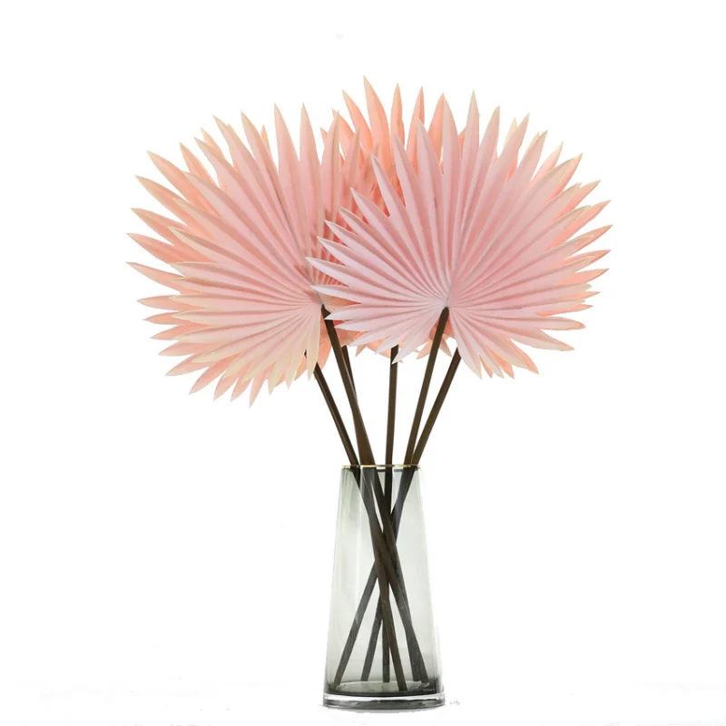 Искусственные растения с цветами в виде пальмового листа для украшения дома