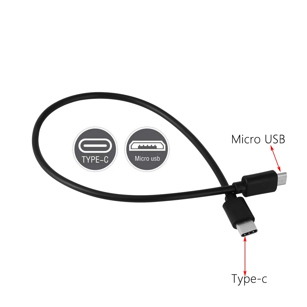 1 шт. 2021 новые Тип C USB-C к Micro USB Male-кабель для зарядки передачи и синхронизации OTG