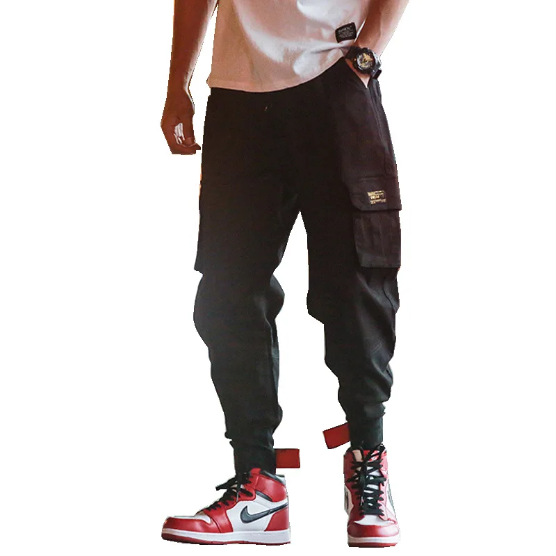 Брюки-карго мужские тактические уличная одежда штаны в стиле милитари хип-хоп