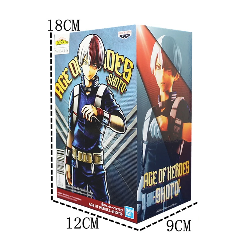 

BANDAI Anime My Hero Academia Figure Todoroki Shoto Standing Position PVC Action Figure Collection Model Toys Gift For Kids