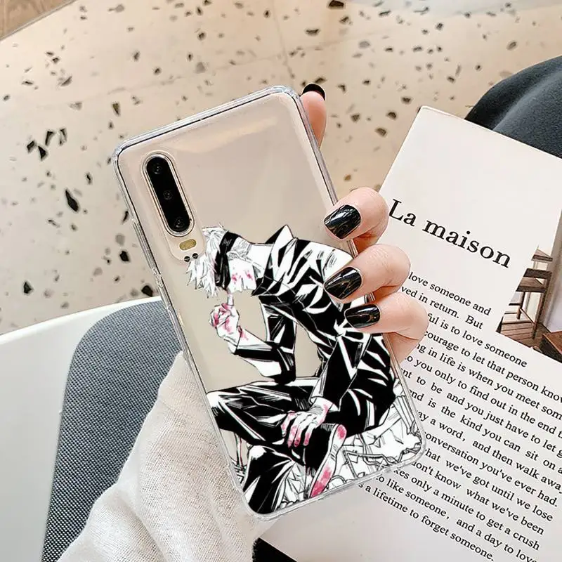 

Jujutsu Kaisen Phone Case Transparent for Samsung A71 S9 10 20 HUAWEI p30 40 honor 10i 8x xiaomi note 8 Pro 10t 11