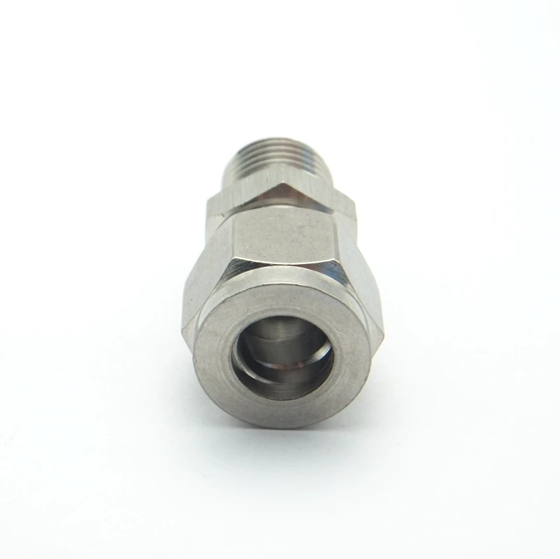 304 нержавеющая сталь 1/8 &quot1/4&quot 3/8 &quot1/2&quot BSPP штекер для 6 мм 8 10 12 14 двойной зажим