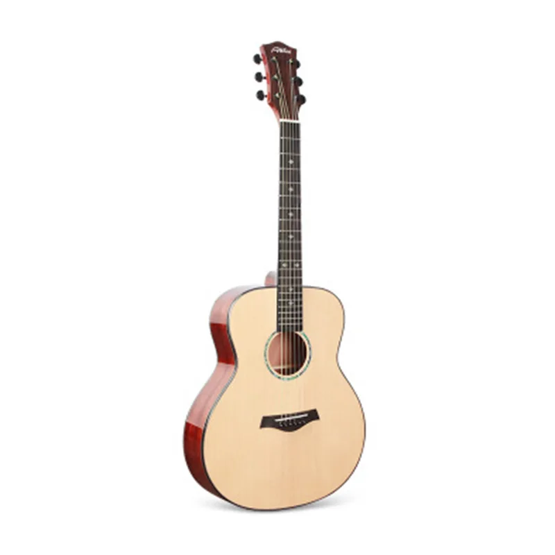 36 40 41 дюймов Cutaway гитара 6 струн глянцевый отделочный Массив ели Sapele Акустическая