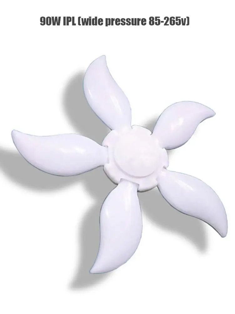 Супер яркий складной светодиодный светильник для гаража с пятью вентиляторами 75