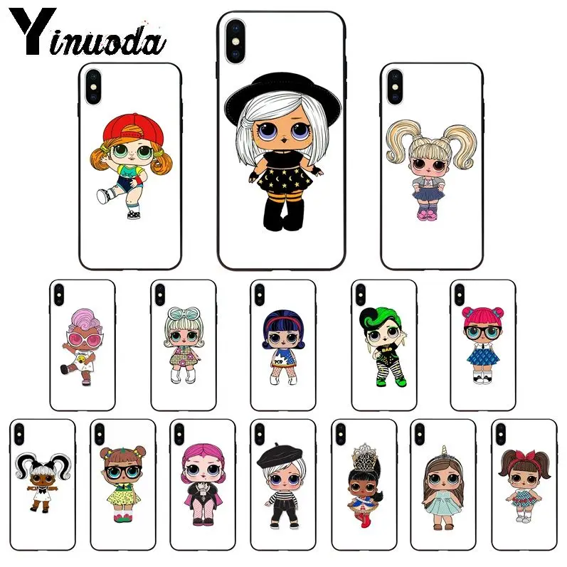 Yinuoda милый сюрприз кукла ТПУ мягкий чехол для телефона Apple iPhone 8 7 6 6S Plus X XS MAX 5 5S SE XR 11