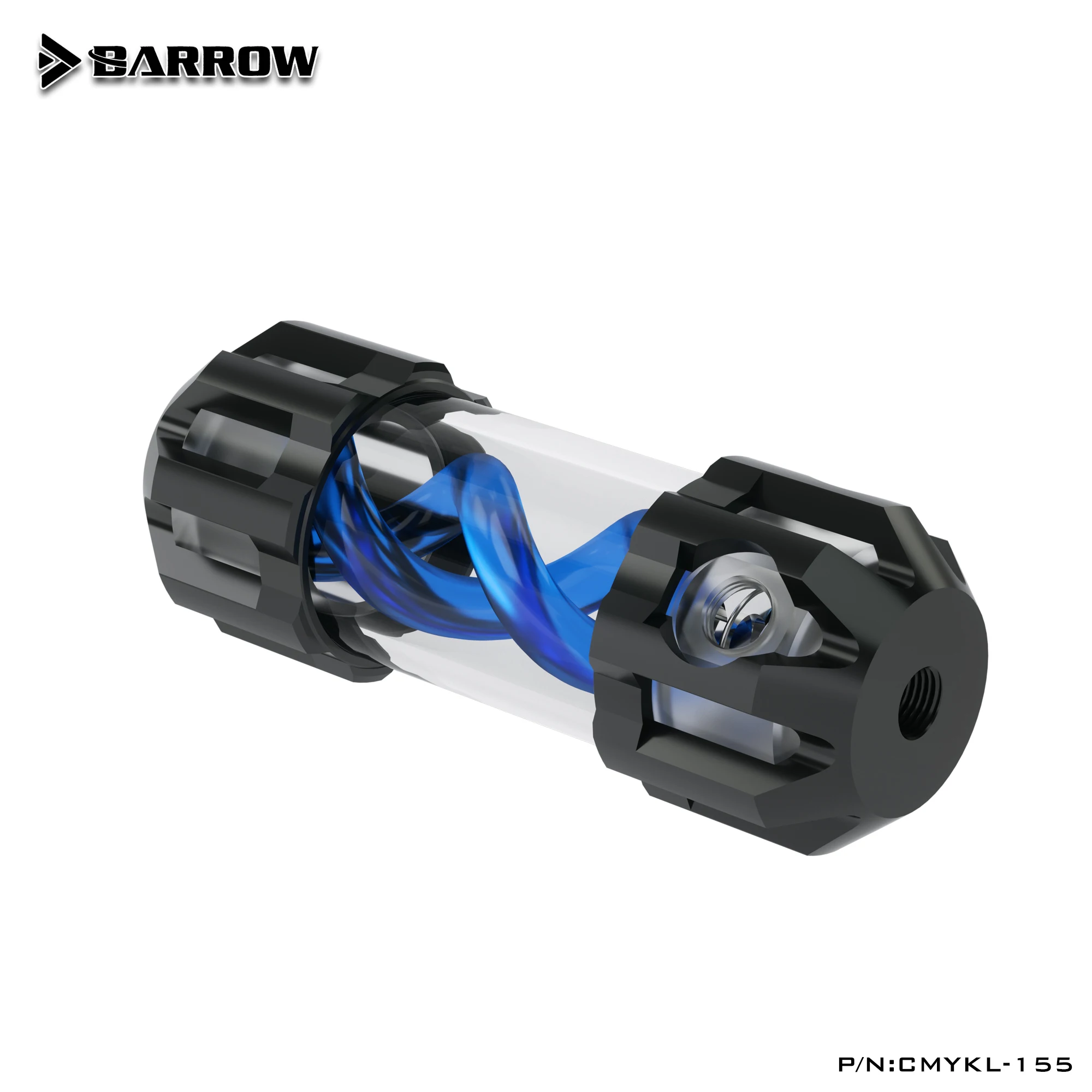 

Barrow CMYKL-155, Composite Type Virus-T Reservoirs, Aluminum Alloy Cover + Acrylic Body, Multiple Color Spiral, 155mm