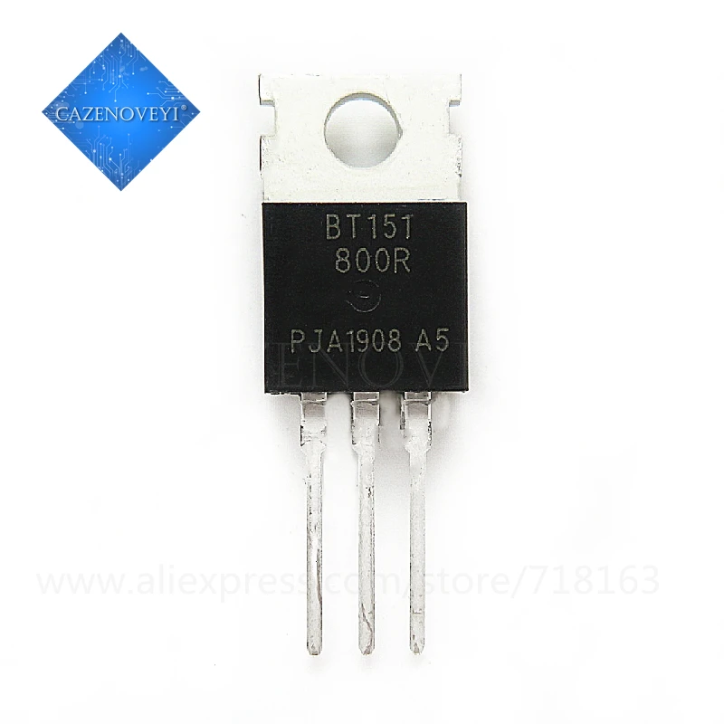 10pcs/lot BT151-800R BT151-800 151-800R TO-220 In Stock | Электронные компоненты и принадлежности