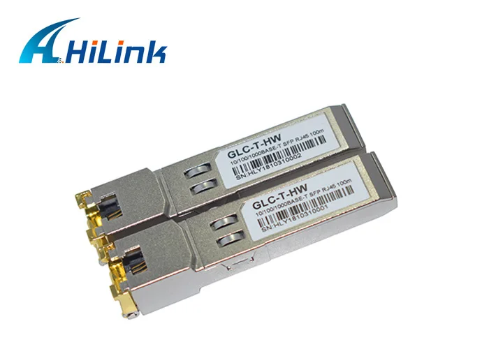 1-15 шт. бесплатная доставка 10/1001000BASE-T медный SFP трансивер разъем RJ45 фонарь |