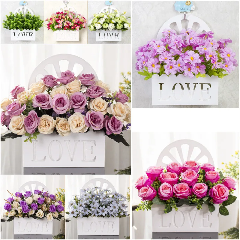 Поддельные Висячие Цветы DIY Искусственные цветы для свадьбы дома вечерние