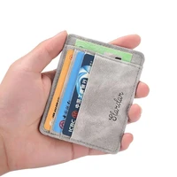 pu leather wallet men classic black soft purse coin pocket credit card holder exquisite designer luxury wallet for male