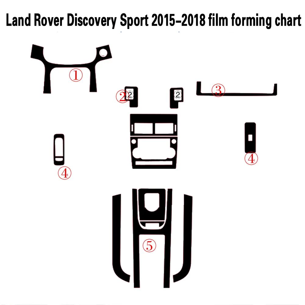 Для Land Rover Discovery Sport интерьер Центральная панель управления дверная ручка