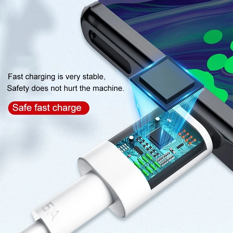 100 Вт USB C к Type кабель PD 5A быстрое зарядное устройство c для Samsung S21 A52 Xiaomi Redmi note 10 Huawei