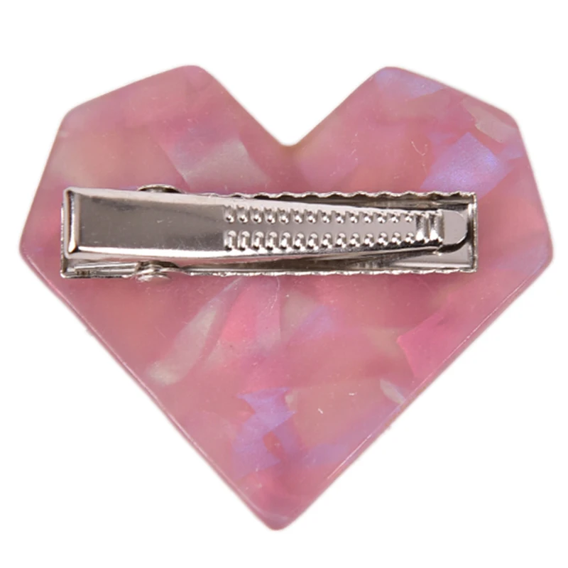 Горячий зажим для волос сердце заколка шпильки коготь укладки инструмент сплав